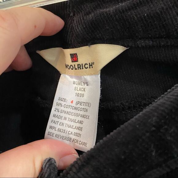 Woolrich Corduroy Pants Size 4 Petite Straight Leg 5-Pocket stretch 4P - Picture 4 of 4